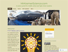 Tablet Screenshot of mrkremerscience.com